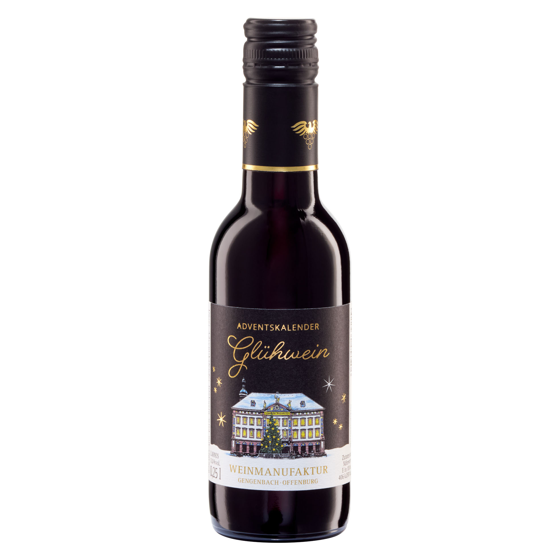 Adventskalender Glühwein rot